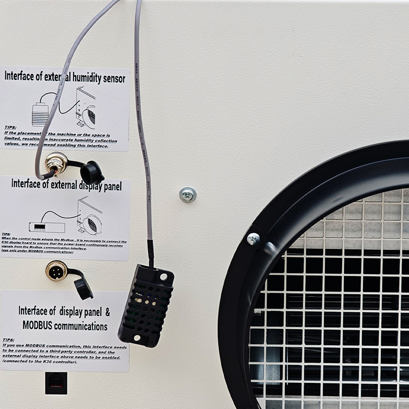 Functional Interface of Guard70 Dehumidifier Functional Interface of Guard70 Dehumidifier