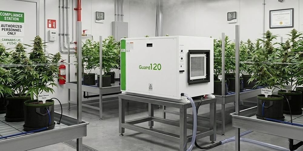 Guard120 Professional Dehumidifier for Grow Room Cultivation