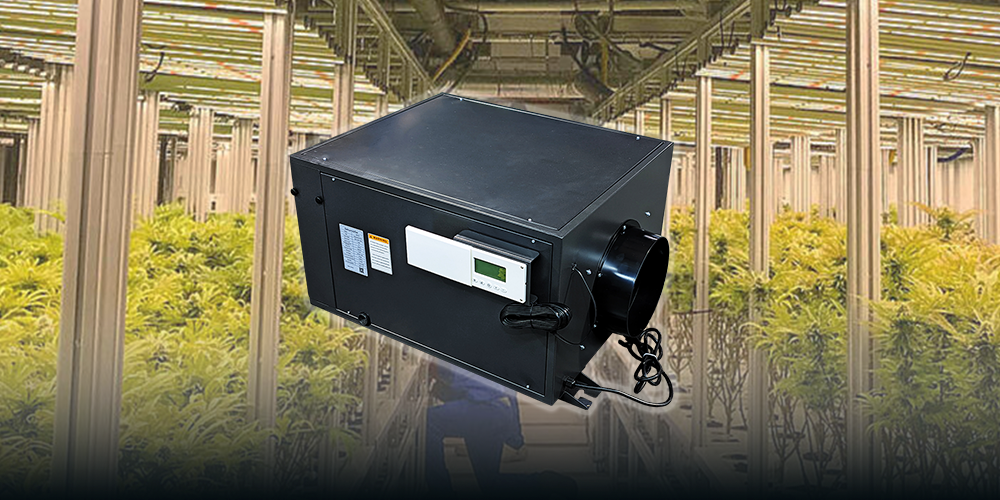Zeta145 Ceiling Mount Dehumidifier for Commercial Grow Room
