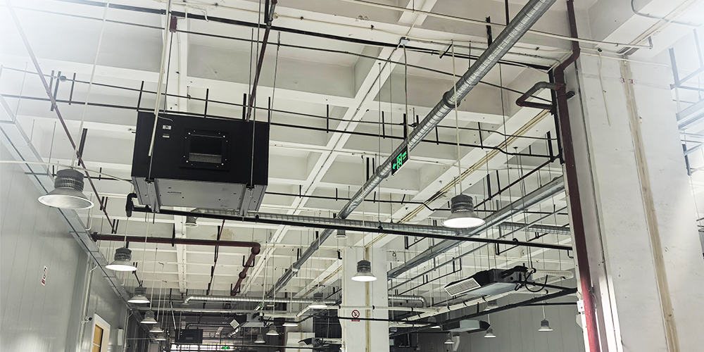 Zeta480 Industrial Dehumidifier Ceiling Mount for Warehouse