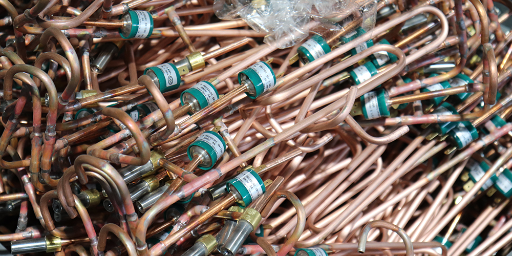 Copper Pipes for Dehumidifier Manufacturing