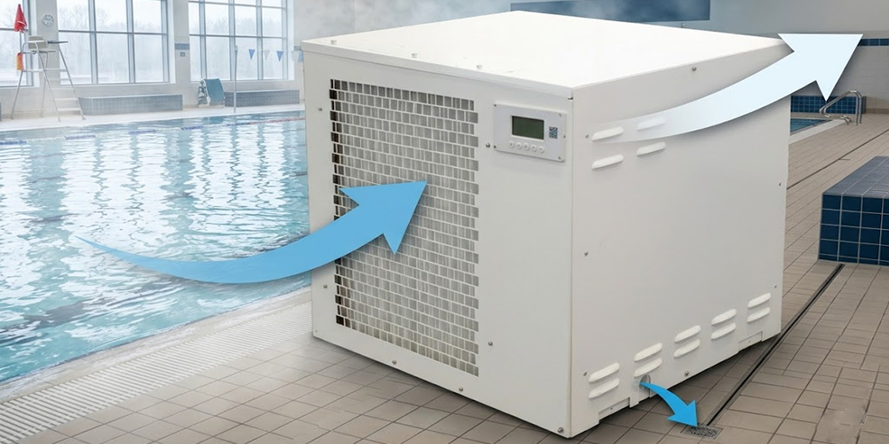 Pro300 Industrial Ceiling Mount Dehumidifier for Indoor Pool
