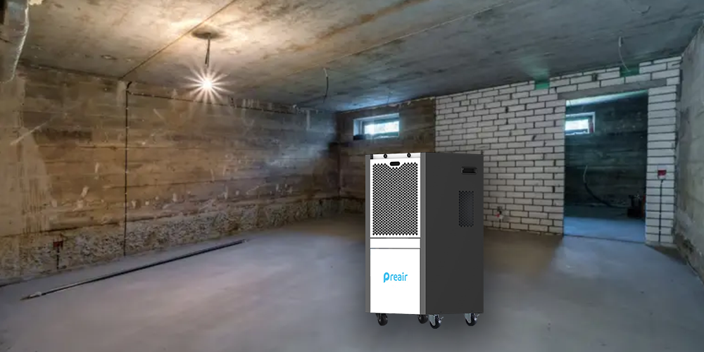 Ht1380 Commercial Portable Dehumidifier for Basement Mold