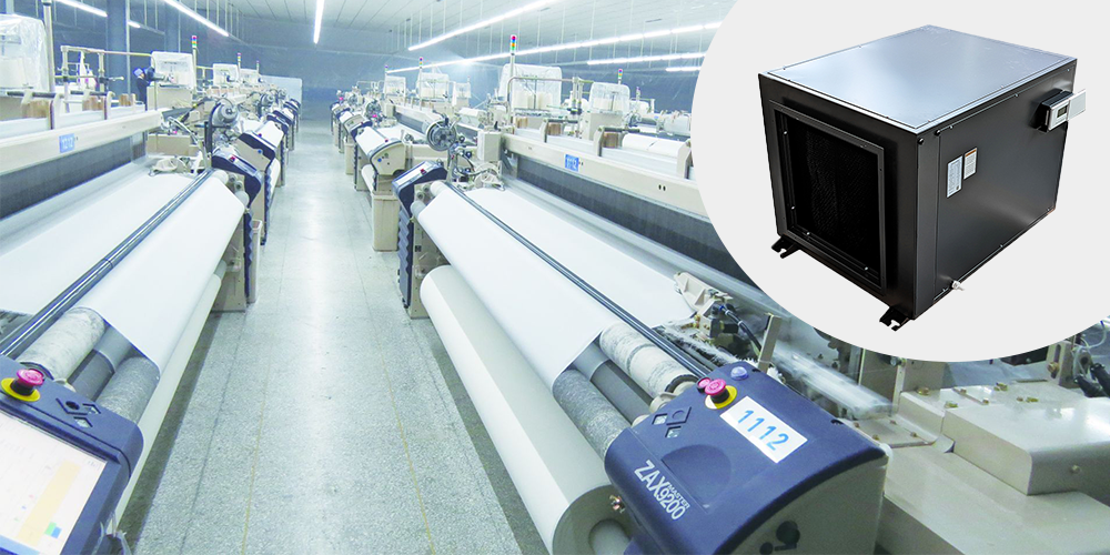 Zeta240 Industrial Dehumidifier for Textile Factory