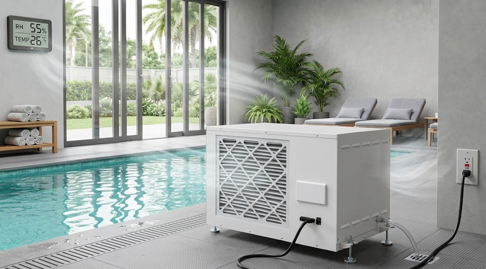 Pro230 Indoor Pool Dehumidifier for Mold Prevention