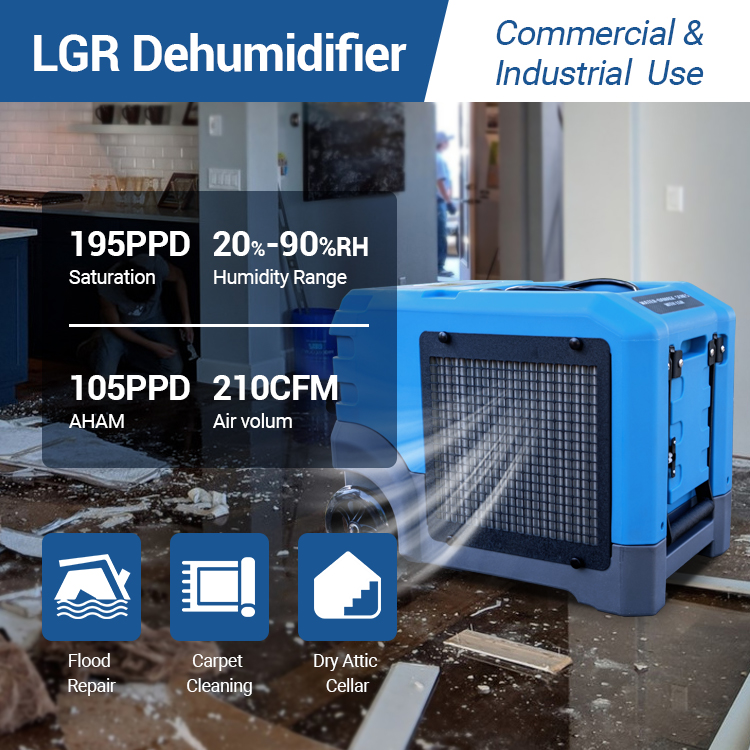 LGR105 Professional Dehumidifier for Water Damage