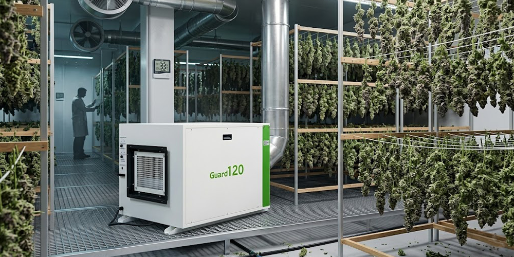 Guard120 Grow Room Dehumidifier for Drying Weed