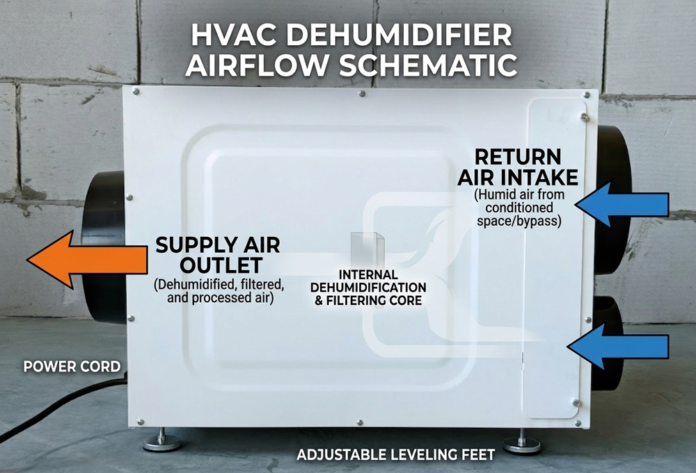 Wh135 High Efficient Dehumidifier for Hvac System