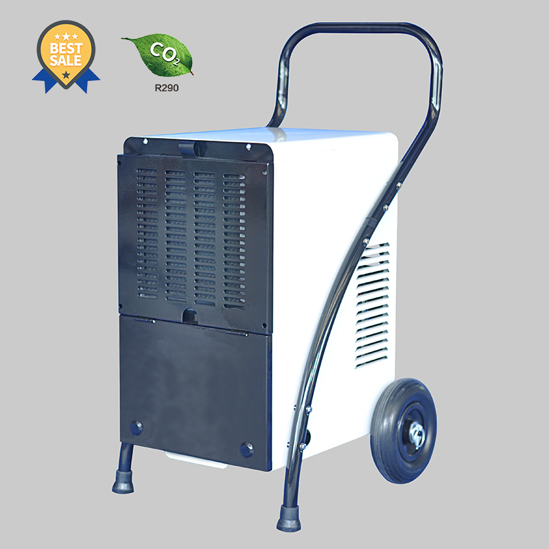 Mobile Eco-friendly Dehumidifier 50L Per Day R290 Refrigerant