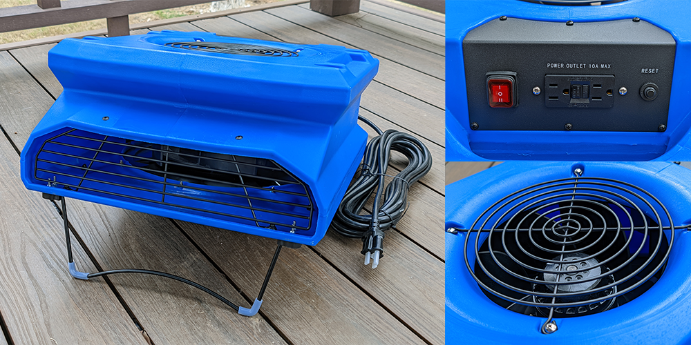 Am30lo Axial Air Mover Fan for Carpet Drying