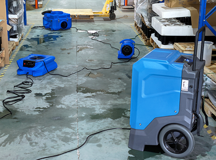 Cooling off the Warehouses with Dehumidifiers and Fans in Summer